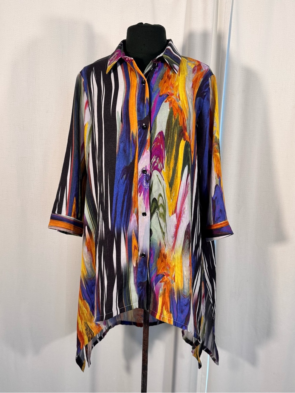 Lior Paris Abstract Print Tunic Blouse
